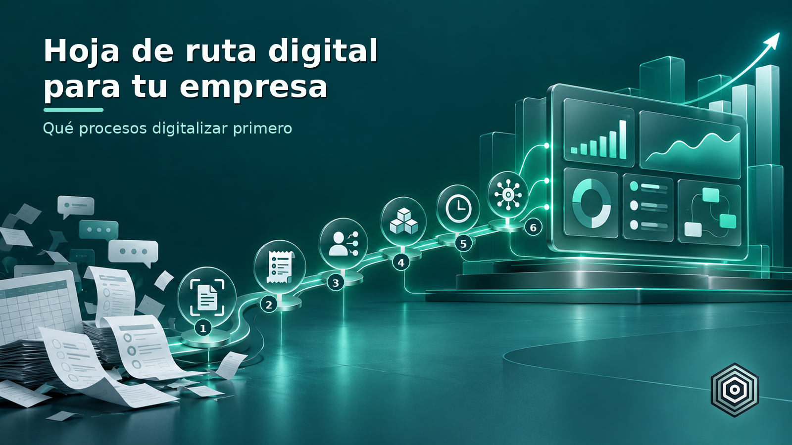 Hoja de ruta digital para digitalizar procesos empresariales